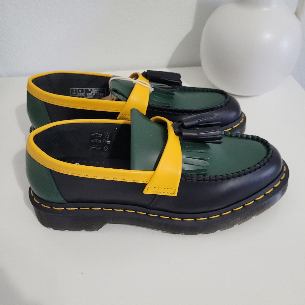 Dr. Martens Adrian smooth leather tassle loafers Doc Martens